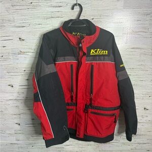 Klim Men's Red and Black Ski Jacket